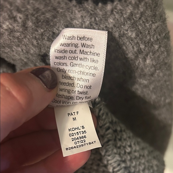 Nine West Gray Leopard Cardigan - Picture 4 of 6